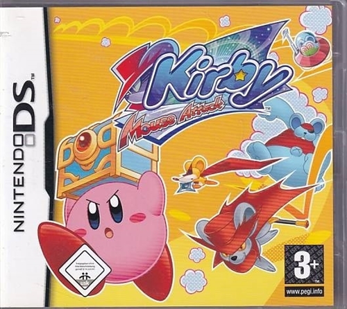 Kirby Mouse Attack - TyskFransk Cover - Nintendo DS (A Grade) (Genbrug)